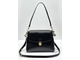 (АРТИКУЛ: 10027/42) СУМКА ЖЕНСКАЯ, НЕБОЛЬШАЯ, НАТУРАЛЬНАЯ ГЛАДКАЯ КОЖА, ЧЕРНАЯ, С ДВУМЯ ПЛЕЧЕВЫМИ РЕМНЯМИ