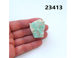 Бирюза натуральная (необработанная) Армения арт.23413: 17,4г - 35*28*14мм