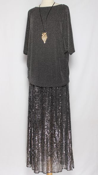 ДЖЕМПЕР  "ЛЮРЕКС ТОНКИЙ" ворот круглый серый, бордо, черный,синий р.48-62