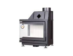 Каминная топка Альфа 700 L два стекла левая, Экокамин (Россия)