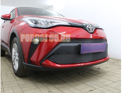 Защита радиатора Toyota C-HR 2019- black низ PREMIUM