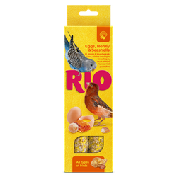 Rio палочки для всех видов птиц с яйцом и ракушечником, 80 г