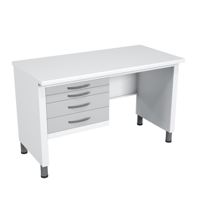 Стол врача металлический (высота 770 мм) СМЛ-4.0