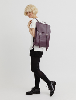 Средний Рюкзак Kokosina Черный из искусственной кожи