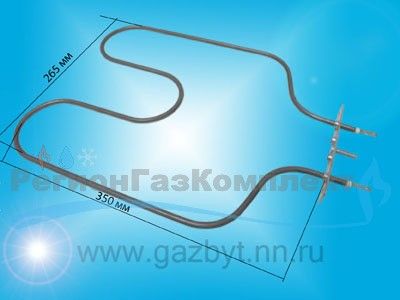 ТЭН духовки ФЛАМА/КИНГ 1,2 кВт мод. 1465-К2, ЛАДА мод. ЭБЧШ-5-4-8, (120), нижний