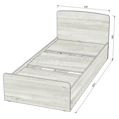 Кровать Орбита (900)