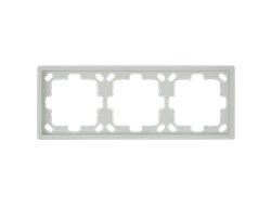 Рамка 3-постовая, цвет матовый тауп - Jasmart FD - FD1003PTM