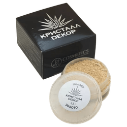 Шиммер (люминайзер) "Золото", Кристалл Декор, 2,5 гр