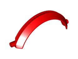 Technic, Panel Car Mudguard Arched 13 x 2 x 5 Half Circle, Red (71689 / 6321714)