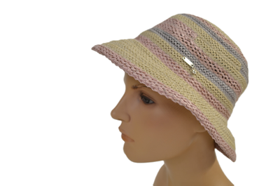 Женская летняя шляпа из вискозы