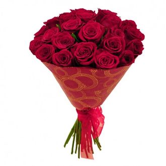 25 красных роз
