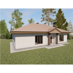 Одноэтажный дом с тремя спальнями 160м² (S25)