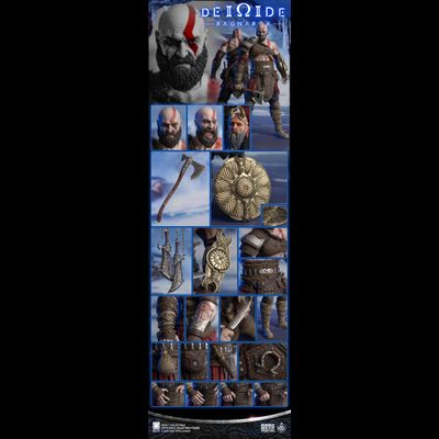 Кратос (God of War Ragnarok) - КОЛЛЕКЦИОННАЯ ФИГУРКА 1/6 Man Of War (OT019) - Onetoys