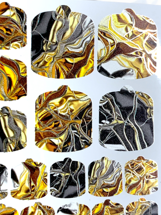 Пленки для педикюра с фольгой VIP-047