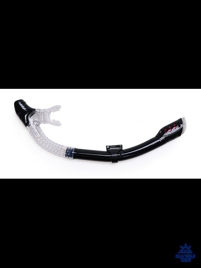 Трубка для дайвинга H.Wind С198 черный силикон сухая