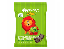Фруктовые пастилки для детского питания яблоко+вишня 30г, БД
