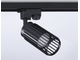 Трековый однофазный светильник со сменной лампой GL 5158 BK черный GU10 D60*120