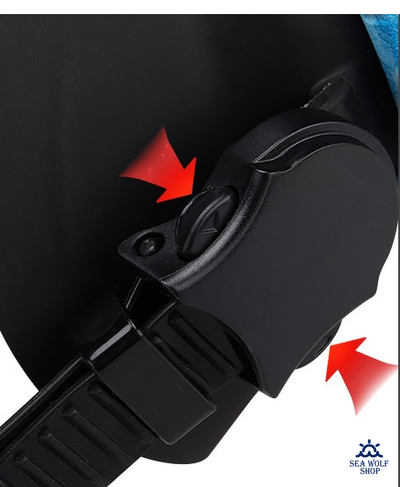 Маска для дайвинга Sea Wolf Matte с креплением для GoPro