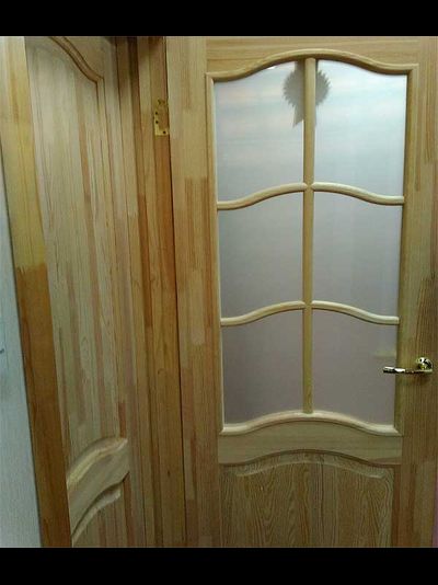 Бессучковая  дверь ДО Классик стекло