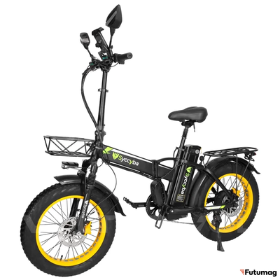 Электровелосипед Syccyba H1 DUAL желтый