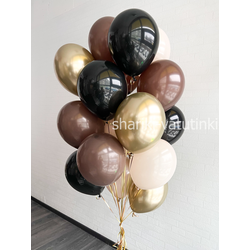 Фонтан 20 шаров "Шоколад"