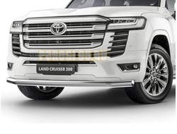 Защита переднего бампера d76 Rival для Toyota Land Cruiser 300 V-3.5; 4.0.2021-