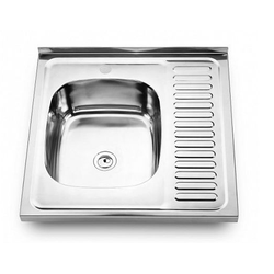 Мойка МК накладная 60*60*160 левая 0,4 мм