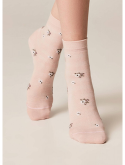 Носки женские хлопок Брестские Classic Арт. 14с1100 рис. 604 св.персик