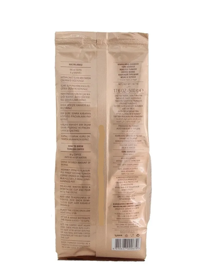 Турецкий Кофе в зернах Kurukahveci Mehmet Efendi 500 гр.