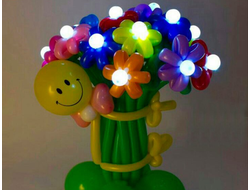 Цветы из воздушных шаров