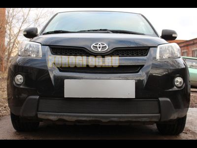 Защита радиатора Toyota Urban Cruiser 2009- black верх