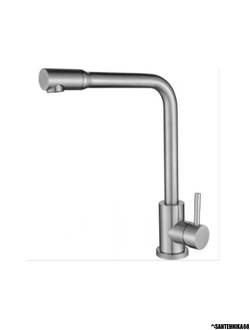 Кухонный смеситель из нержавеющей стали с боковой ручкой OUTE T40313B-2