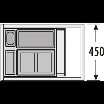 Встраиваемая система 34л XXL Hailo