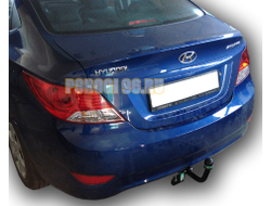 Фаркоп Лидер-Плюс для Hyundai Solaris/Kia Rio 2010-2017