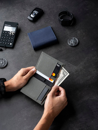 Кошелек Alpaka Ark Bifold Cash Wallet Axoflux 300D Grey