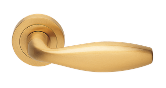 Дверные ручки Morelli Luxury SIENA OSA Цвет - Матовое золото