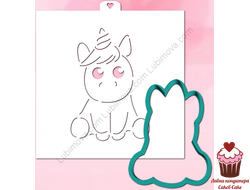 Трафарет+форма "Пони 2"