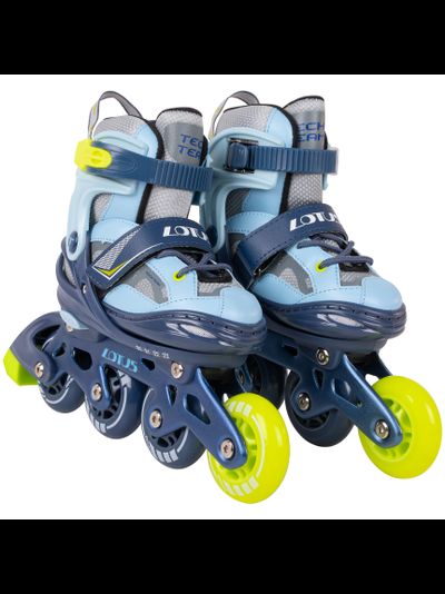 Роликовые коньки Tech Team Lotus Blue р.34-37 (M)
