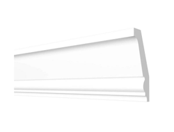 Потолочный плинтус DECOR-DIZAYN DD24, из дюрополимера, под покраску, ударопрочный, 2 метра