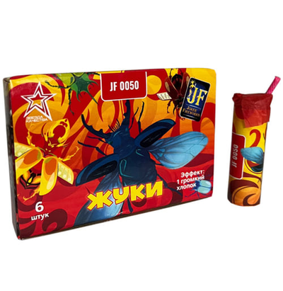 Наземный феейрверк ЖУКИ (6 шт.)