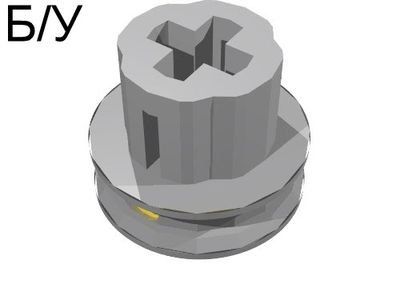 ! Б/У - Electric, Motor 9V Micromotor Pulley, Light Gray (2983 / 298630) - Б/У