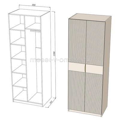 Шкаф Амели 2-х дверный