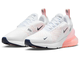 Купить в Москве оригинал Кроссовки Nike Air Max 270 White Bleached Coral женские AH6789-110