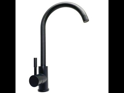 Смеситель Frap для кухни F40899-4 черный боковая ручка