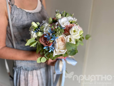 Букет невесты & Бутоньерка № 1310