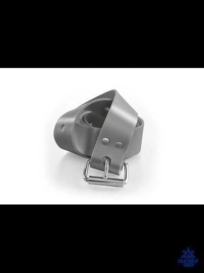 Ремень силиконовый C4 MARSEILLAISE silver с марсельской пряжкой