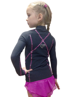 ТЕРМО-ЖАКЕТ С РЕЛЬЕФАМИ МУЛЬТИКОЛОР И SWAROVSKI