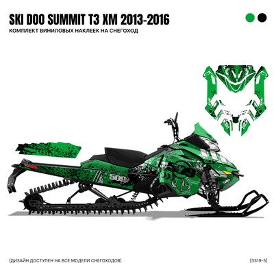 Наклейки на снегоход SKI DOO summit T3 2013 2014 2015 2016 #3319-5