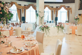 Свадебное оформление в ресторане Flash Royal Август