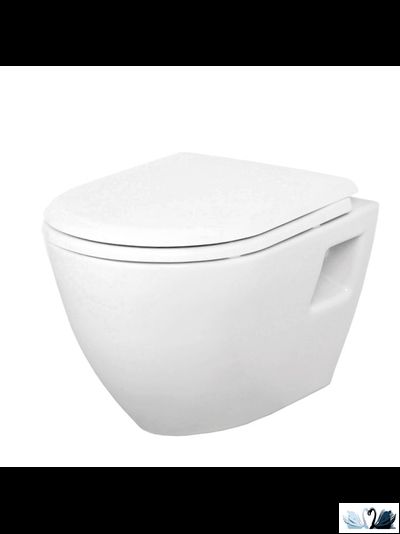Унитаз CREAVIT Terra TP325-11CB00E-0000 c инсталляцией - комплект с сиденьем микролифт, клавишей SPA (TP325-11CB00E-0000+GR5003.01+GP7002.00 + KC0103.03.0000E)